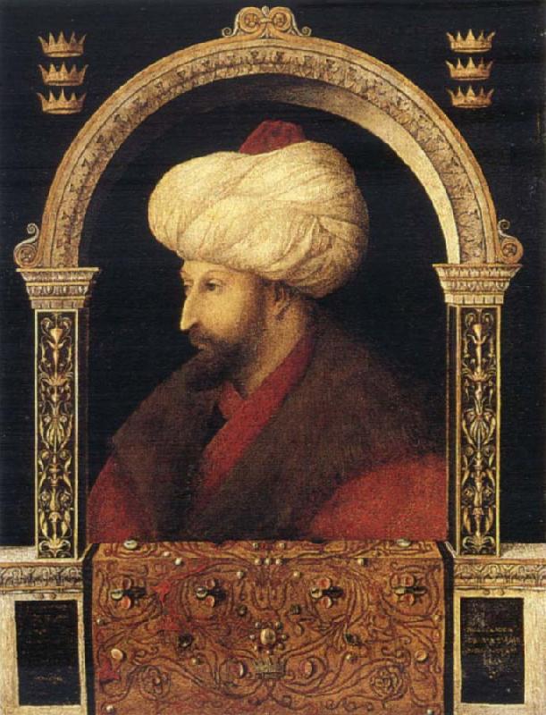 Gentile Bellini Sultan Muhammad ii oil painting picture
